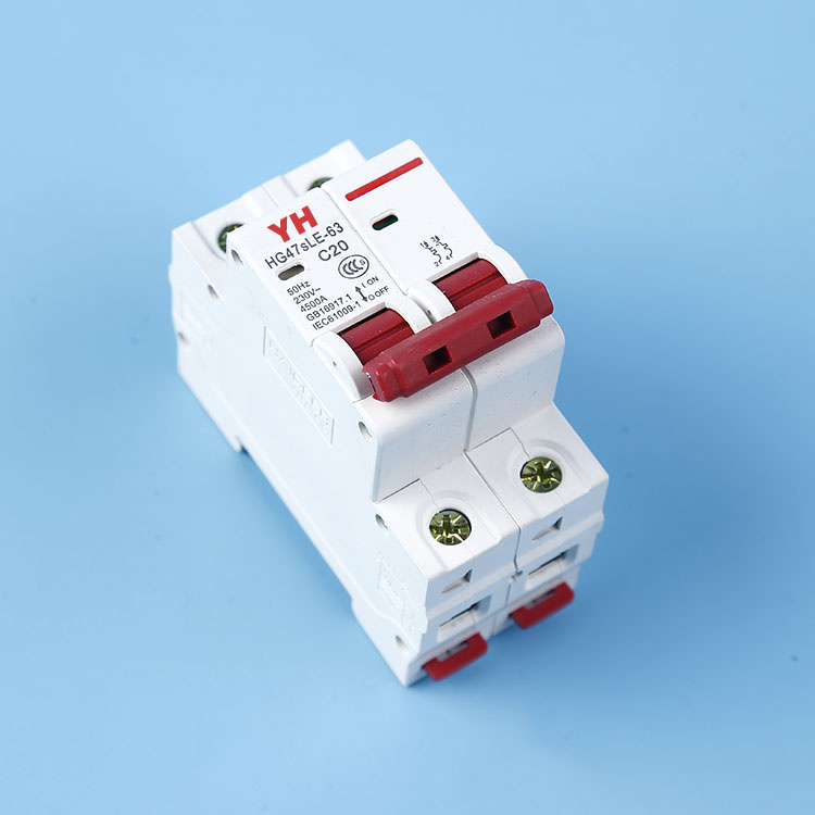 2 Pole 10A 16A 20A 25A 32A MCB Ingelec Brand Electrical Air Mini Circuit Breaker