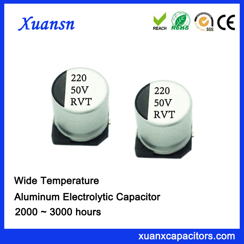 Surface Mount 220UF 50V Electrolytic Capacitor