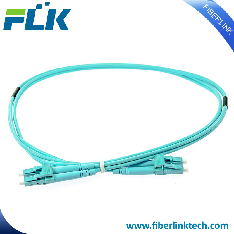 LC-LC Om3 50/125 Duplex Fiber Optic Patch Cables for Network