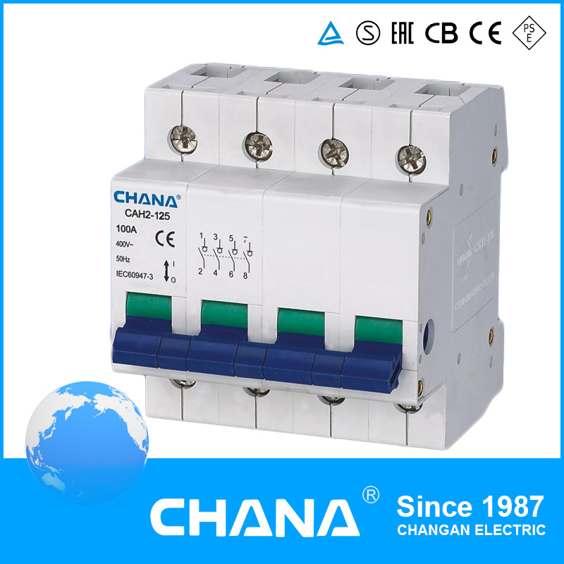 CAH2-125 1P-4P Main Switch Isolation Switch