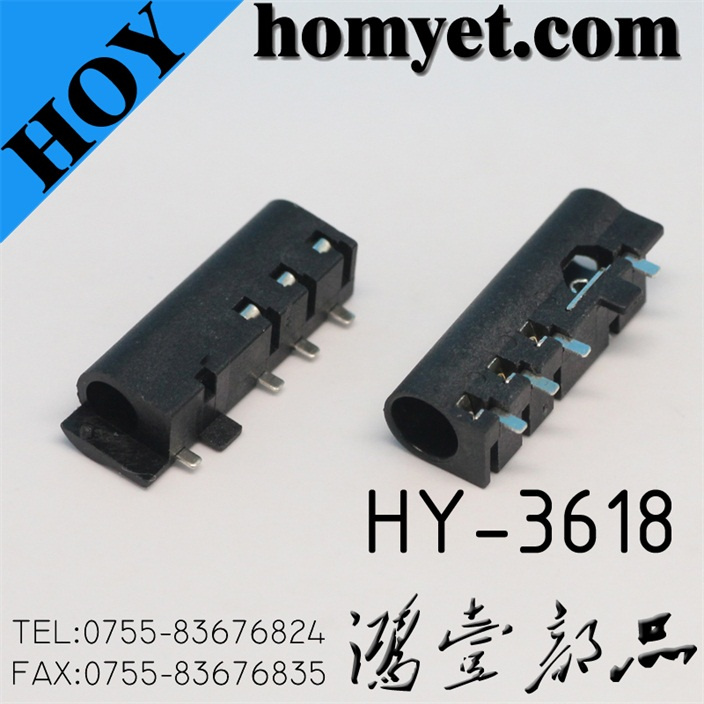 3.5mm 4pin AV Jack/Phone Jack (Hy-3618)