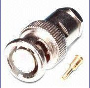 BNC Male Crimp Type Connector with Brass Body,