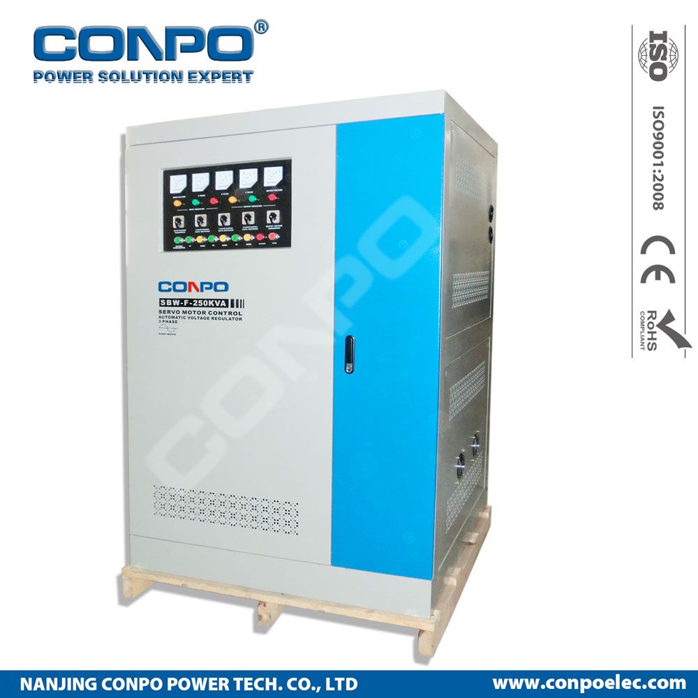SBW-F-250kVA 3phase Split-Phase, Industrial-Grade Compensated Voltage Stabilizer/Regulator