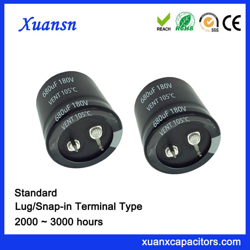 680UF 180V Standard Snap in Electrolytic Capacitor