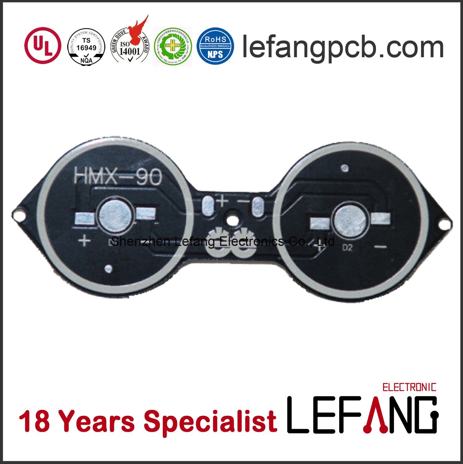 Aluminum Based PCB Board with Black Solder Mask