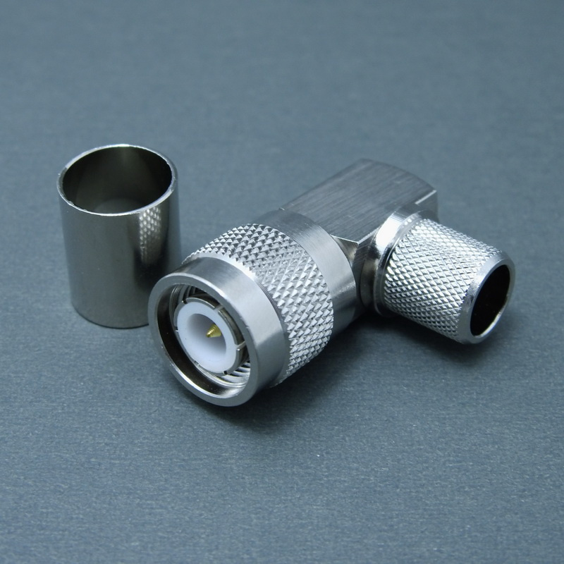 LMR400 Cable Male Plug Right Angle Crimp TNC Connector