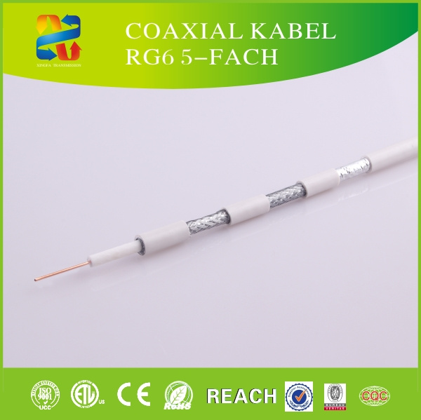 RG6 Quad Cable/RG6 Coaxial Cable with Free Sample