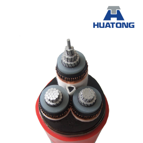 Three Cores with Stranded Alumininum Conductors XLPE Insulated Power Cable