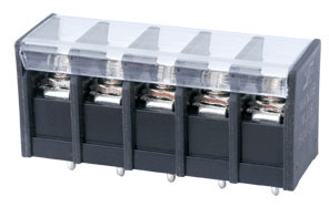 Plastic Barrier Terminal Block with Cover