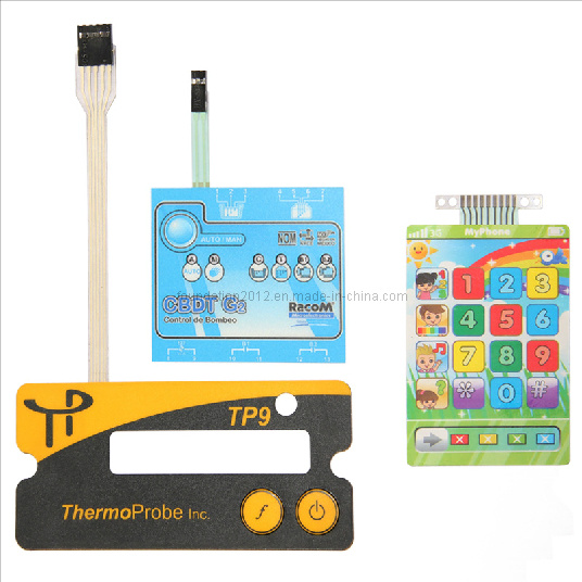 Flexible Circuit Panel Overlay Electronic Control Keypad Membrane Switch