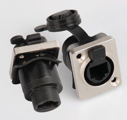 LAN Network Connector for Panel Mount Chassis Connectors (9.3068)