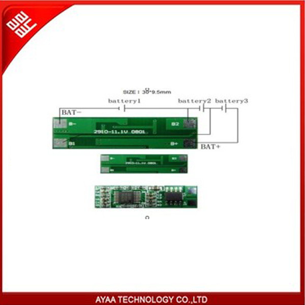 3s Li-ion /Li-Polymer LiFePO4 Battery PCM for Ayaa-PCM-Li03s2-103 (3S)