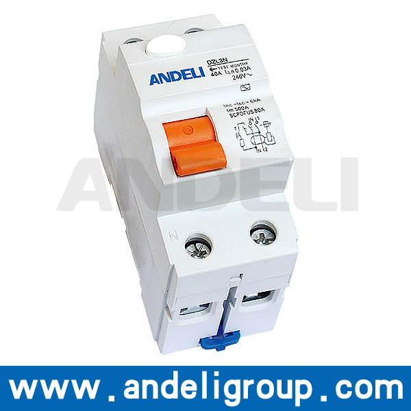RCCB 4p 25A Residual Current Circuit Breaker (DZL3N)