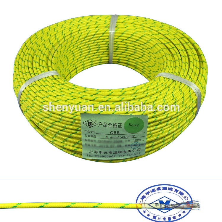 High Temperature Double Layer Braided Silicone Wire