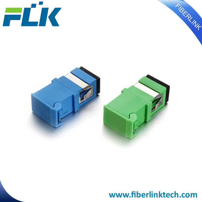 Fiber Optic Sc Adapter with Auto-Shutter Upc/APC Sm mm