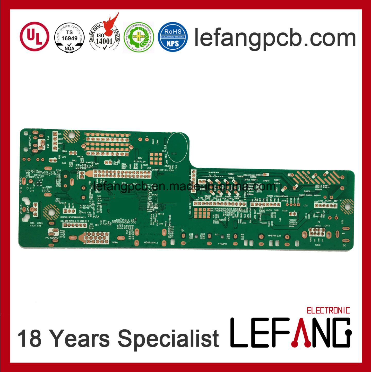Signal Transmission Electronic Circuit Board PCB