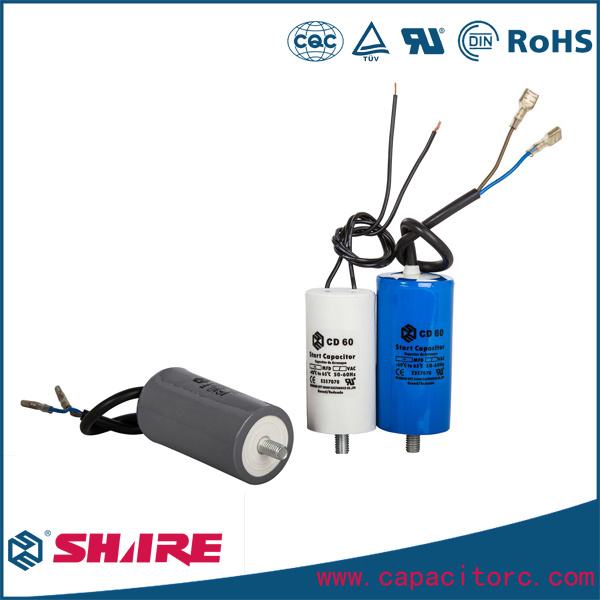 220VAC CD60 Aluminum Electrolytic Motor Start Capacitor