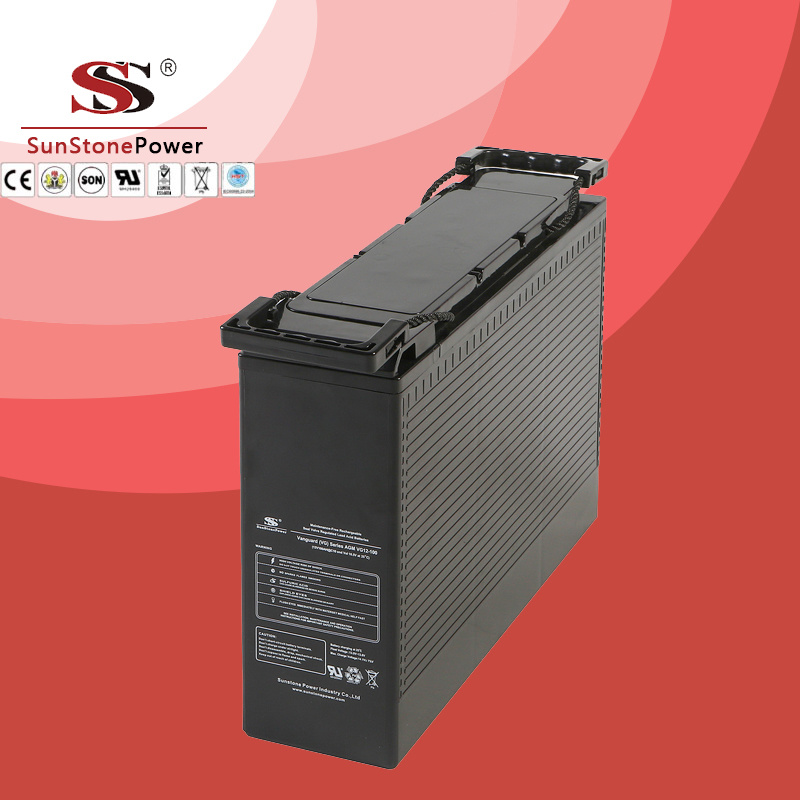 Front Access Terminal Gel Battery Telecom Gel Battery Vgg12-80 (12V80ah)