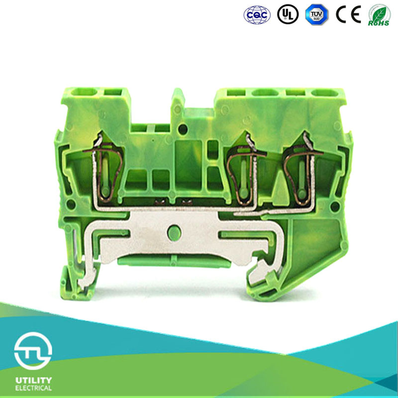 Landing 1 in 2 out DIN-Rail Terminal Block