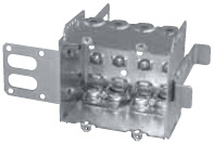 2-Gang Wraparound Steel Weld Box, UL Listing