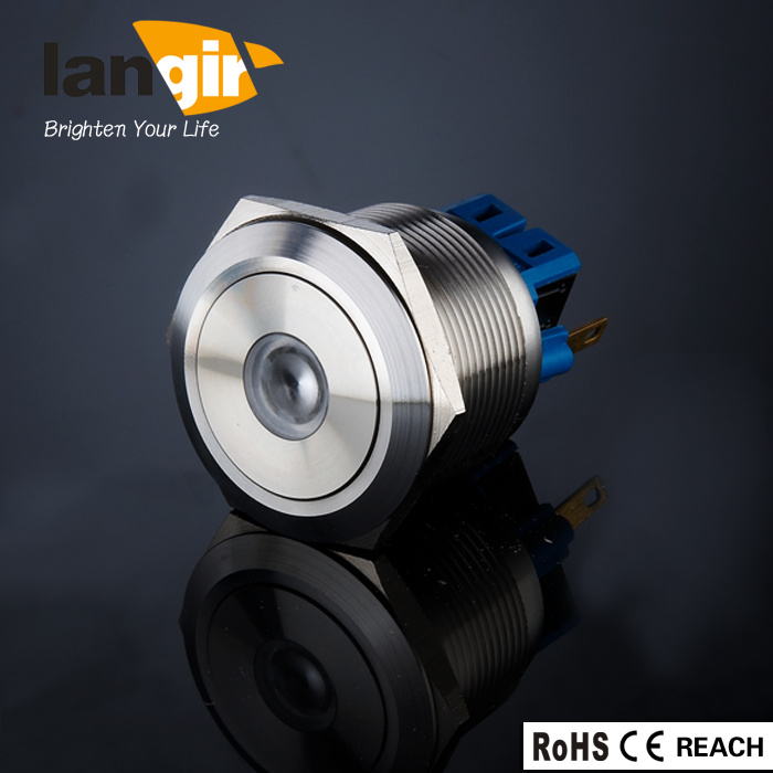 25mm Anti-Vandal Push Button Switch with Most Competitive Price (L25-F-S-D)