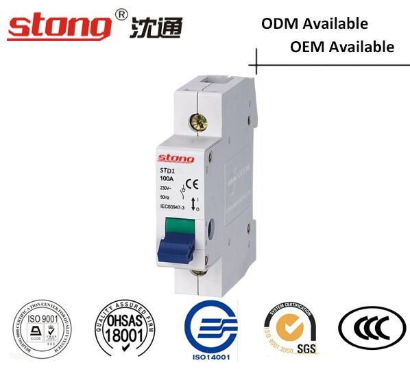 Std1 Residual Current Mini Circuit Breaker Insulator