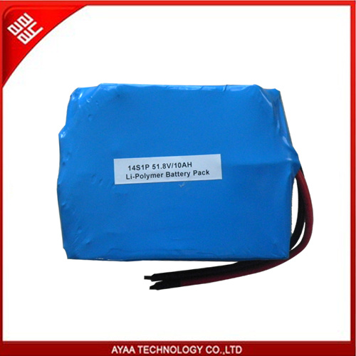 Rechargeable 51.8V 10ah Li-Po Battery Pack