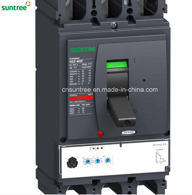 400 AMP Merlin Gerin Type Moulded Case Circuit Breaker MCCB
