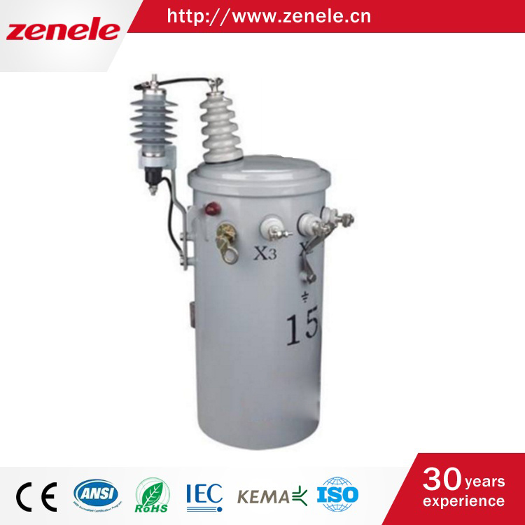 13.8kv Single Phase Oil-Immersed Pole Mounted Transformador