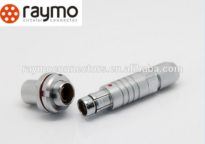 6pin Fischers Connectors Push-Pull Self-Locking Straight Plug, Male Connector