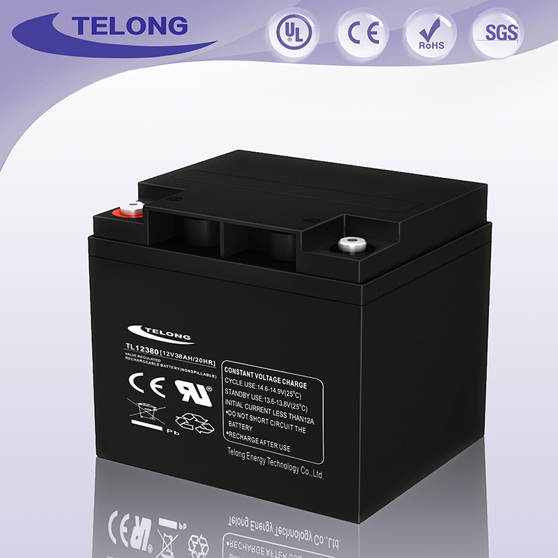 Deep Cycle Solar Battery 12V38ah for Solar & Wind Application