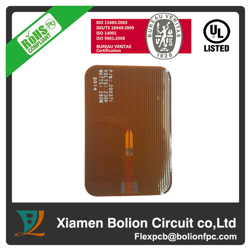 Flexible One Layer PCB Board Making Pi Kapton Polymide FPC