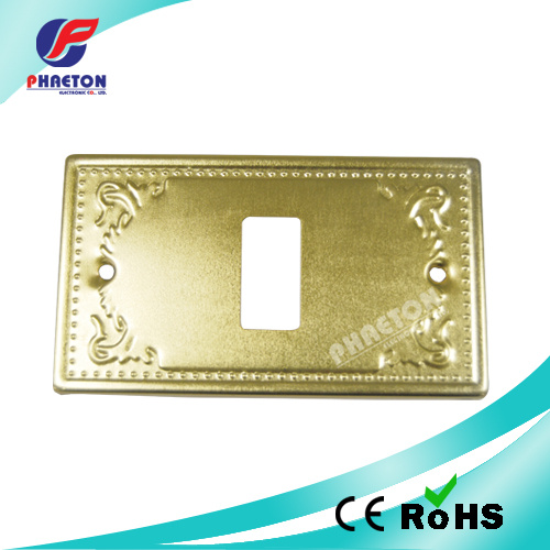 Metal Wall Switch Face Plate 1 Way
