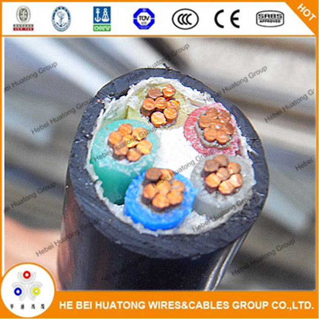 4 Core 5 Core 35mm 95mm Copper Conductor XLPE Power Cable