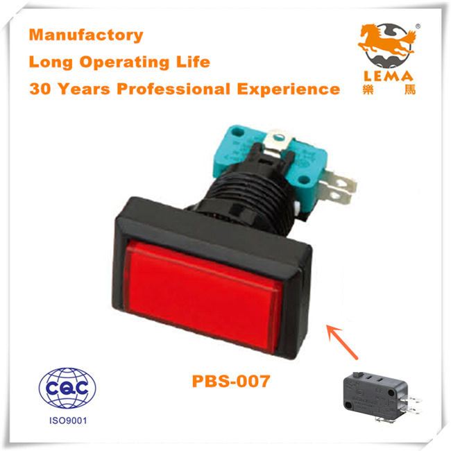 Electrical Push Button Switch Red Pbs-007