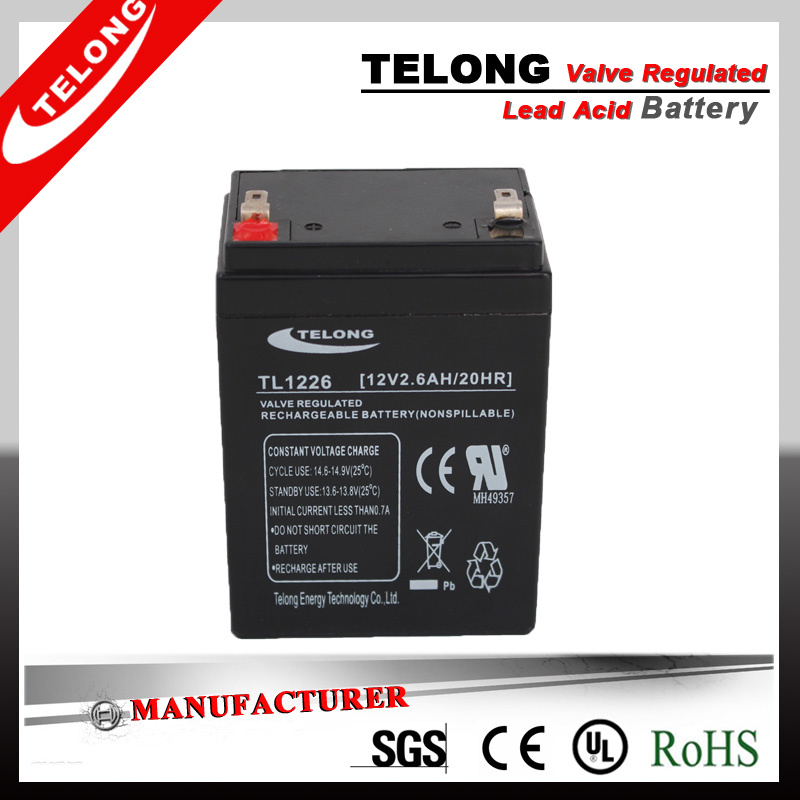 12V2.6ah VRLA-AGM Battery