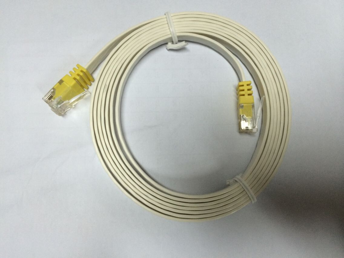 UTP CAT6 Flat Patch Cord Ethernet Cable with UL Verified