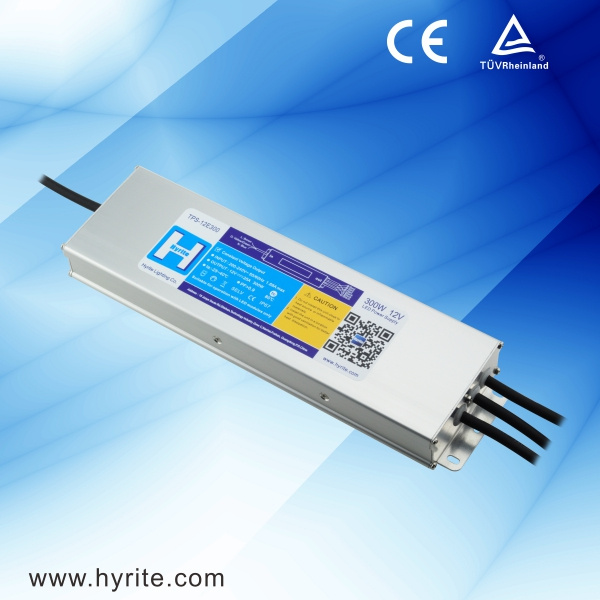 TUV Certificated 300W Waterproof LED Power Supply