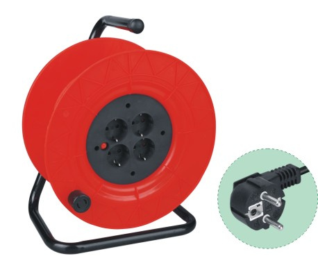 Heavy Duty Euro Power Cable Reel IP20
