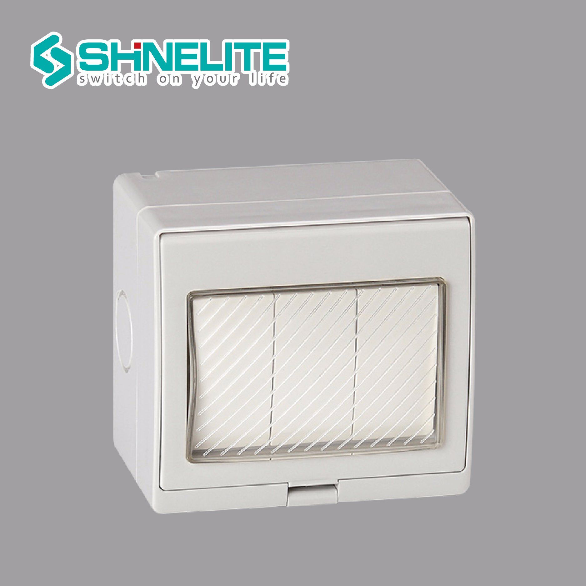 IP55 3gang 1way Waterproof Electric Switch