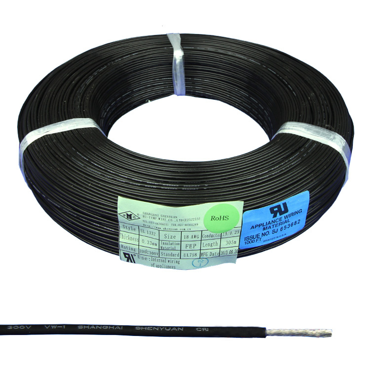 Electrical Cable Wire FEP Teflon Coated Electric Copper Wire