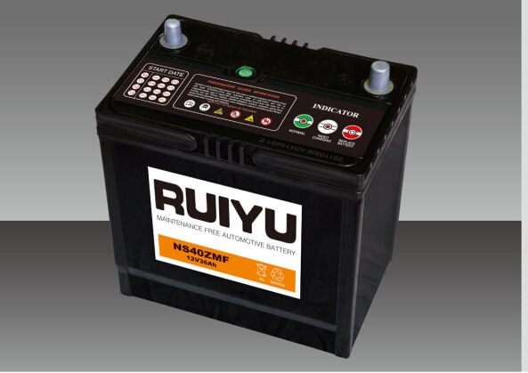 12V36ah 38b20rmf JIS Standard Car Battery