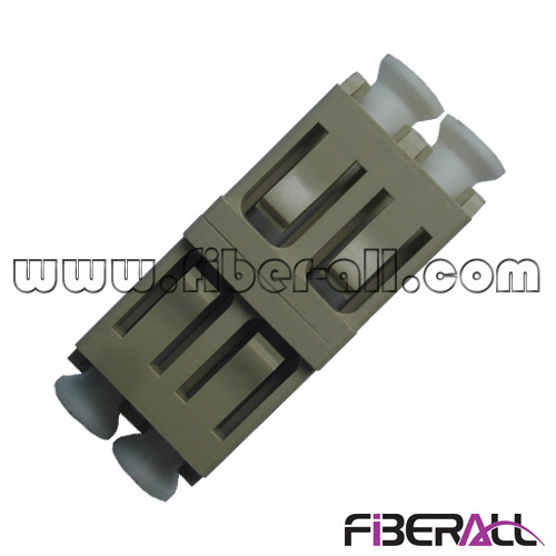 High Quality Plastic LC/PC mm Duplex Fiber Optical Adapter