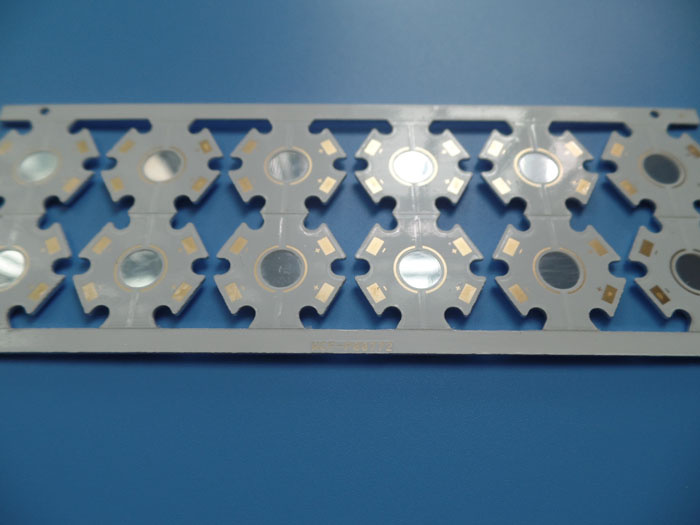 Mirror Aluminum PCB with 1W / Mk 1.0mm Core Immersion Gold