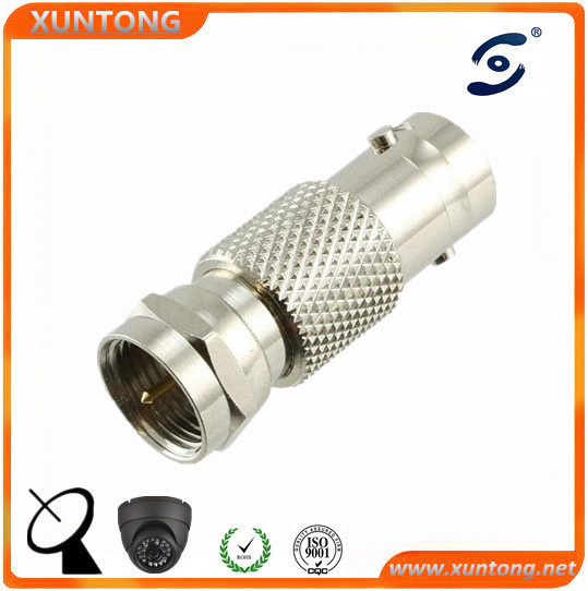 RF Adapter F Male to BNC Female Connector
