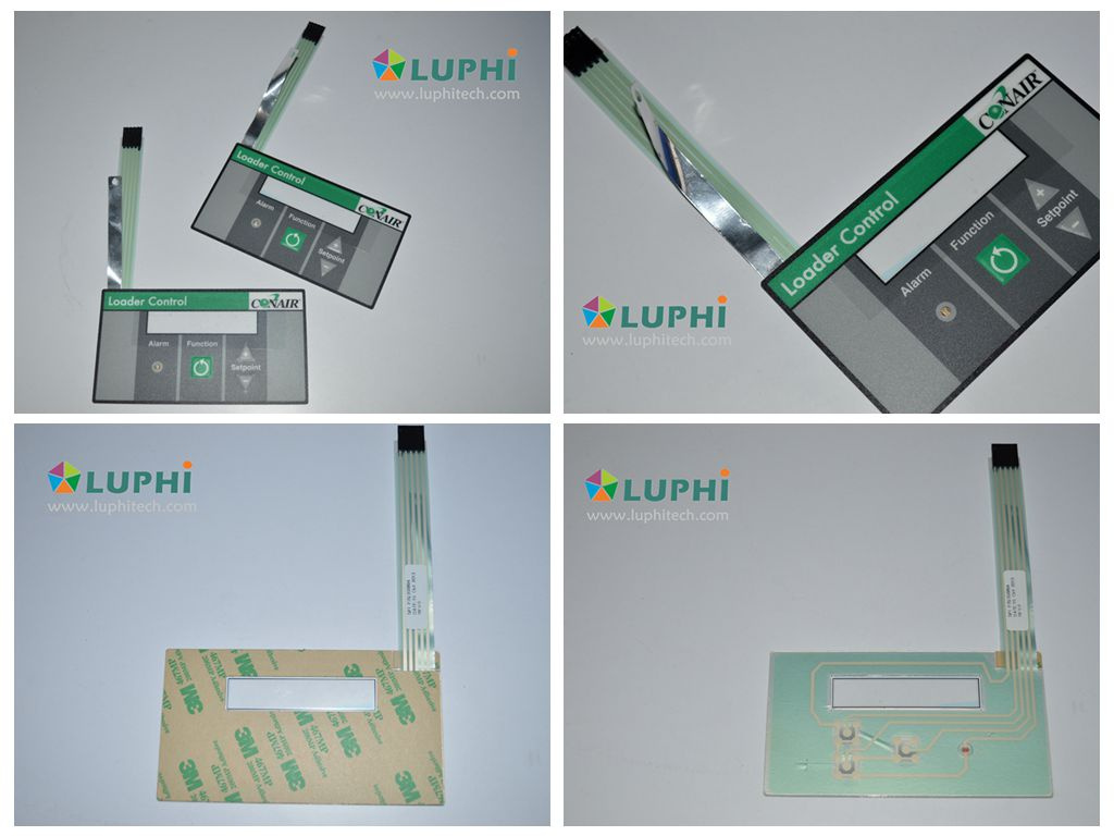 Shielding Membrane Switch with LCD Window