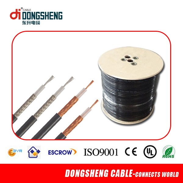 50 Ohm Rg179/Rg178 Coaxial Cable for CCTV System with ISO Ce