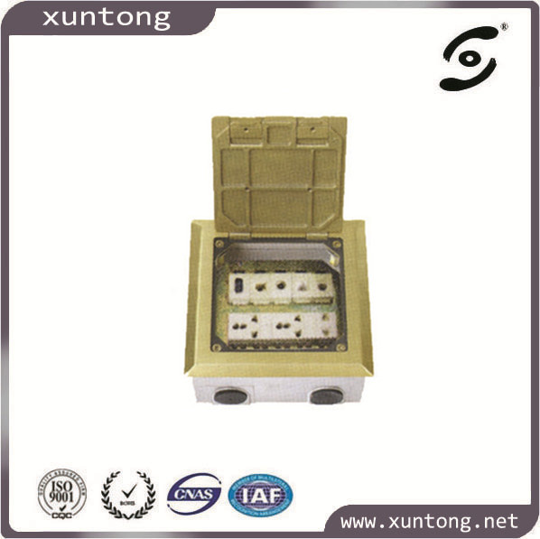 Panel Closed and Opened Smoothly Electrical Floor Socket