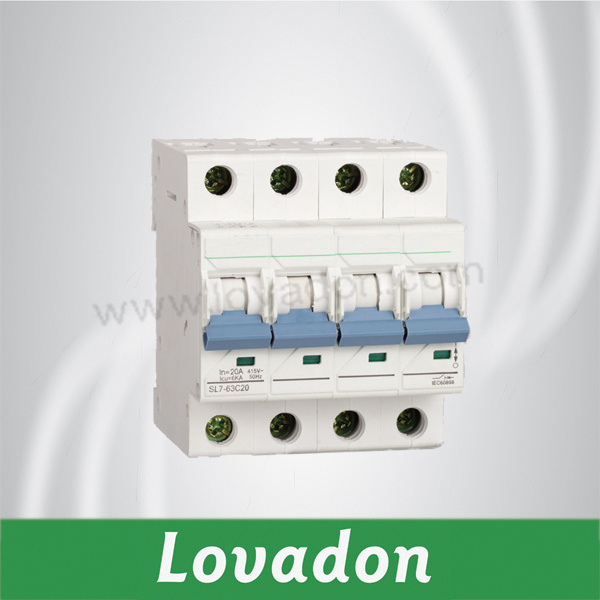 Good Quality L7 4 Poles Miniature Circuit Breaker