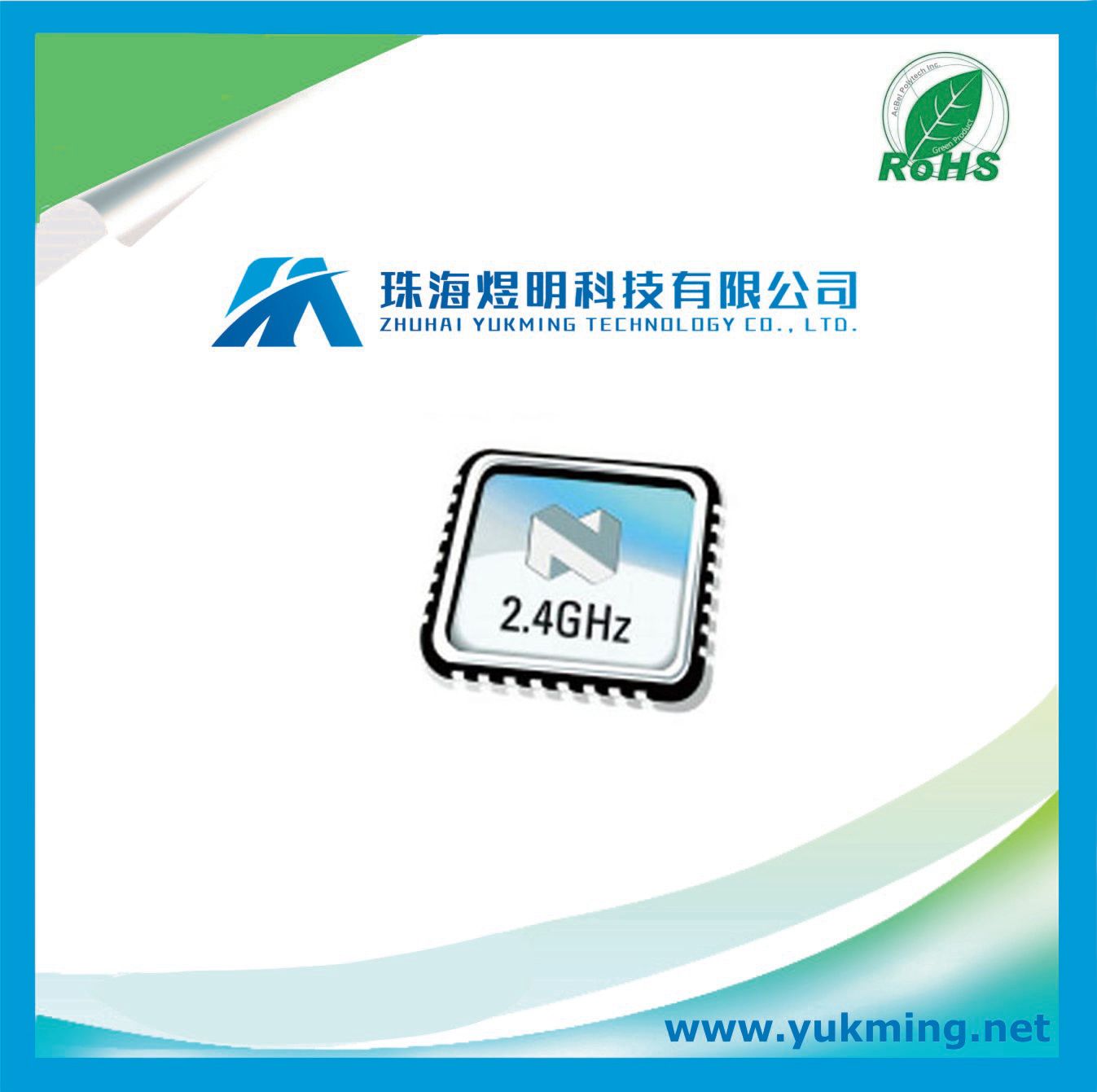 Integrated Circuit Single Chip 2.4 GHz Transceiver IC Nrf2401AG